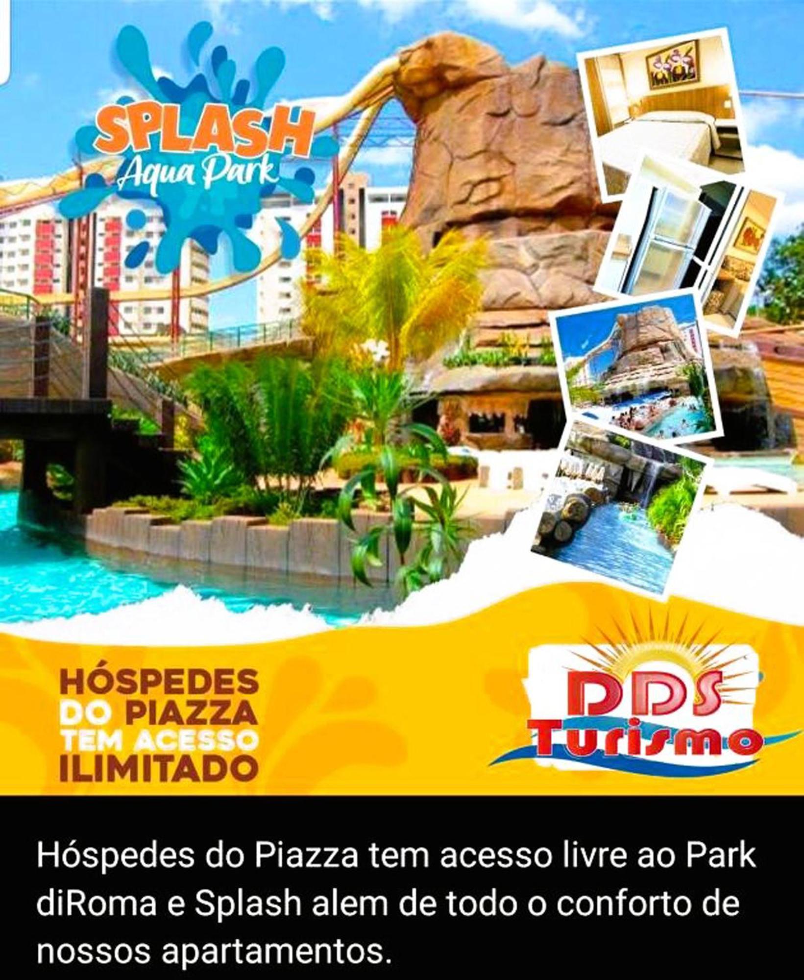 Piazza Diroma - Cortesia Park Diroma, Splash E Slide Caldas Novas Eksteriør billede